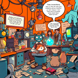 Whose Lab Is It Anyway? - Text-based game
