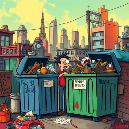 Whose Bin is it Anyway? - Text-based game