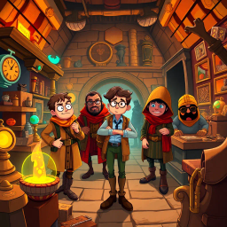 Relic Rumble: Whose Is It Anyway? - Text-based game