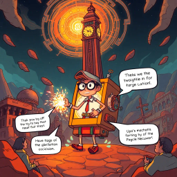 Chronochaos: Whose Time is it Anyway? - Text-based game