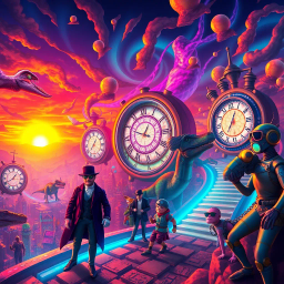Chronochaos: Whose Time Is It Anyway? - Text-based game