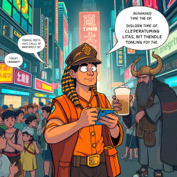 Chronocrack: Whose Time is It Anyway? - Text-based game