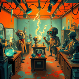 Whose Lab Is It Anyway? - Text-based game