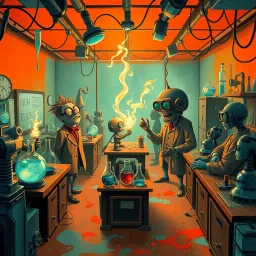 Whose Lab Is It Anyway? - Text-based game
