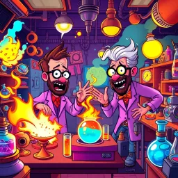 Whose Lab Is It Anyway? - Text-based game