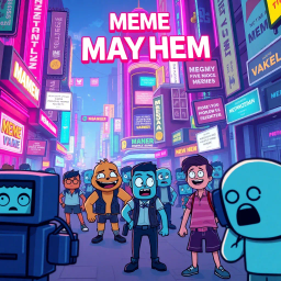 Meme Mayhem: Whose Adventure is it Anyway? - Text-based game