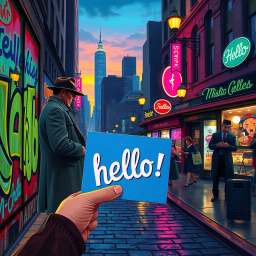 Whose Hellos Are These, Anyway? - Text-based game