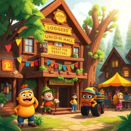 Log Jam: The Great Wood Dilemma - Text-based game