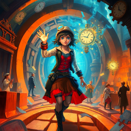 ChronoChase: Whose Time is It Anyway? - Text-based game