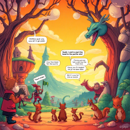 Chronicles of the Clueless: Whose Quest is it Anyway? - Text-based game