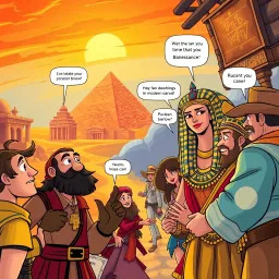 Chrono Chums: Who's There? - Text-based game