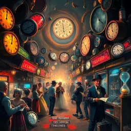 Temporal Tangle: Whose Time Is It Anyway? - Text-based game