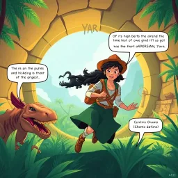 Chrono Chums: Who's There? - Text-based game