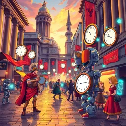 ChronoClash: Whose Time is it Anyway? - Text-based game