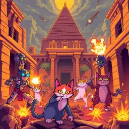 Mewtropolis: Feline Uprising - Text-based game