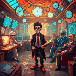 ChronoChase: Whose Time Is It Anyway? - Text-based game