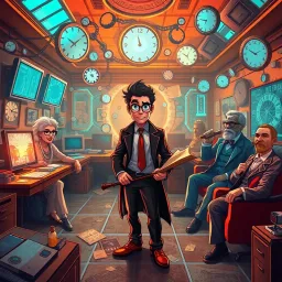 ChronoChase: Whose Time Is It Anyway? - Text-based game
