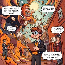 Chronochaos: Whose Time Is It Anyway? - Text-based game