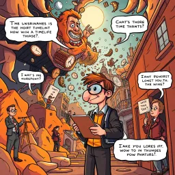 Chronochaos: Whose Time Is It Anyway? - Text-based game
