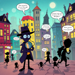 Whose Shadow is it Anyway? - Text-based game
