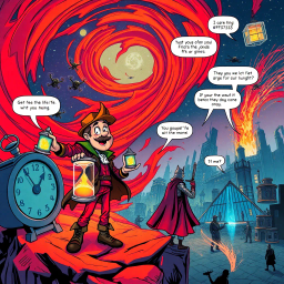 Chronochaos: Who's Time Is It Anyway? - Text-based game