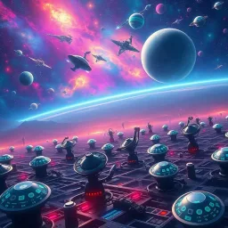 Galactic Mesh Madness - Text-based game
