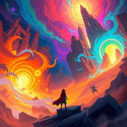 Spectrum Wars: Which Dimension Is It Anyway? - Text-based game