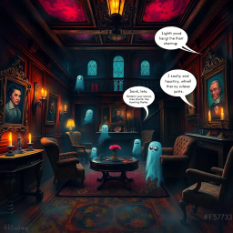 Whose Haunt Is This? - Text-based game