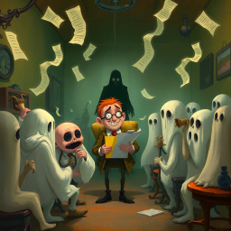 Whose Ghost Is It Anyway? - Text-based game