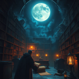 The Forbidden Library of the Moon - Text-based game