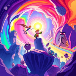 Spectrum Wars: Which Dimension Is It Anyway? - Text-based game