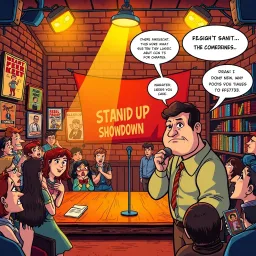 Stand-Up Showdown - Text-based game