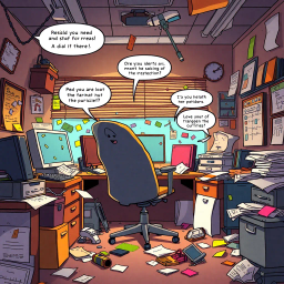 Whose Mess Is This Anyway? - Text-based game