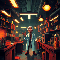 Whose Lab Is It Anyway? - Text-based game