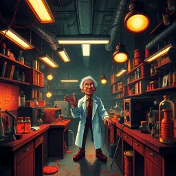 Whose Lab Is It Anyway? - Text-based game