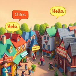 Whose Hellos Are These, Anyway? - Text-based game