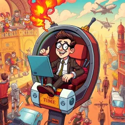 Chrono Clash: Who's Time Is It Anyway? - Text-based game