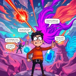Spectrum Wars: Whose Dimension is it Anyway? - Text-based game