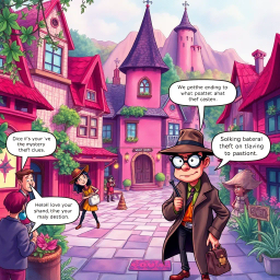 Whose Thief is it Anyway? - Text-based game