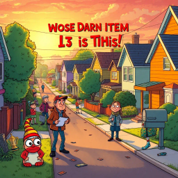Whose Darn Item Is This? - Text-based game