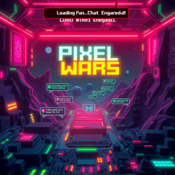 Pre-Boot Pixel Wars - Text-based game