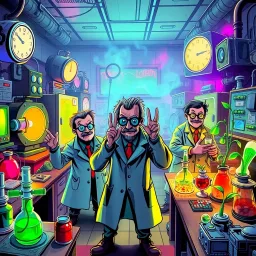 Whose Lab Is It Anyway? - Text-based game