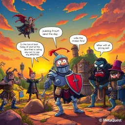 MetaQuest: Whose Adventure is it Anyway? - Text-based game