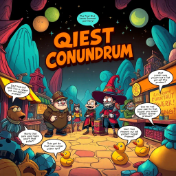 Quest Conundrum - Text-based game