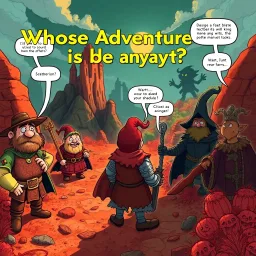 Whose Adventure Is It Anyway? - Text-based game