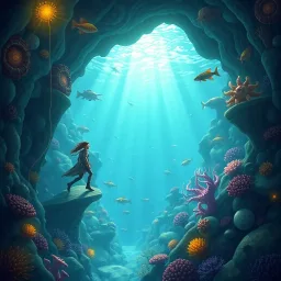Hues of the Deep - Text-based game