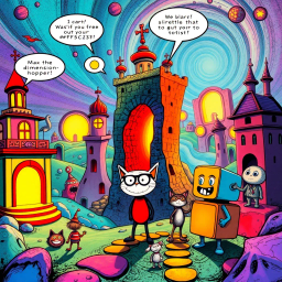 Whose Dimension Is It Anyway? - Text-based game