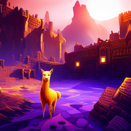 The Llama's Quest - Text-based game