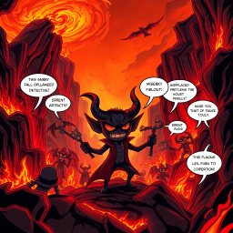 Infernal Antics: Whose are These? - Text-based game