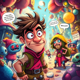 The Great MetaQuest: Whose Adventure Is It Anyway? - Text-based game